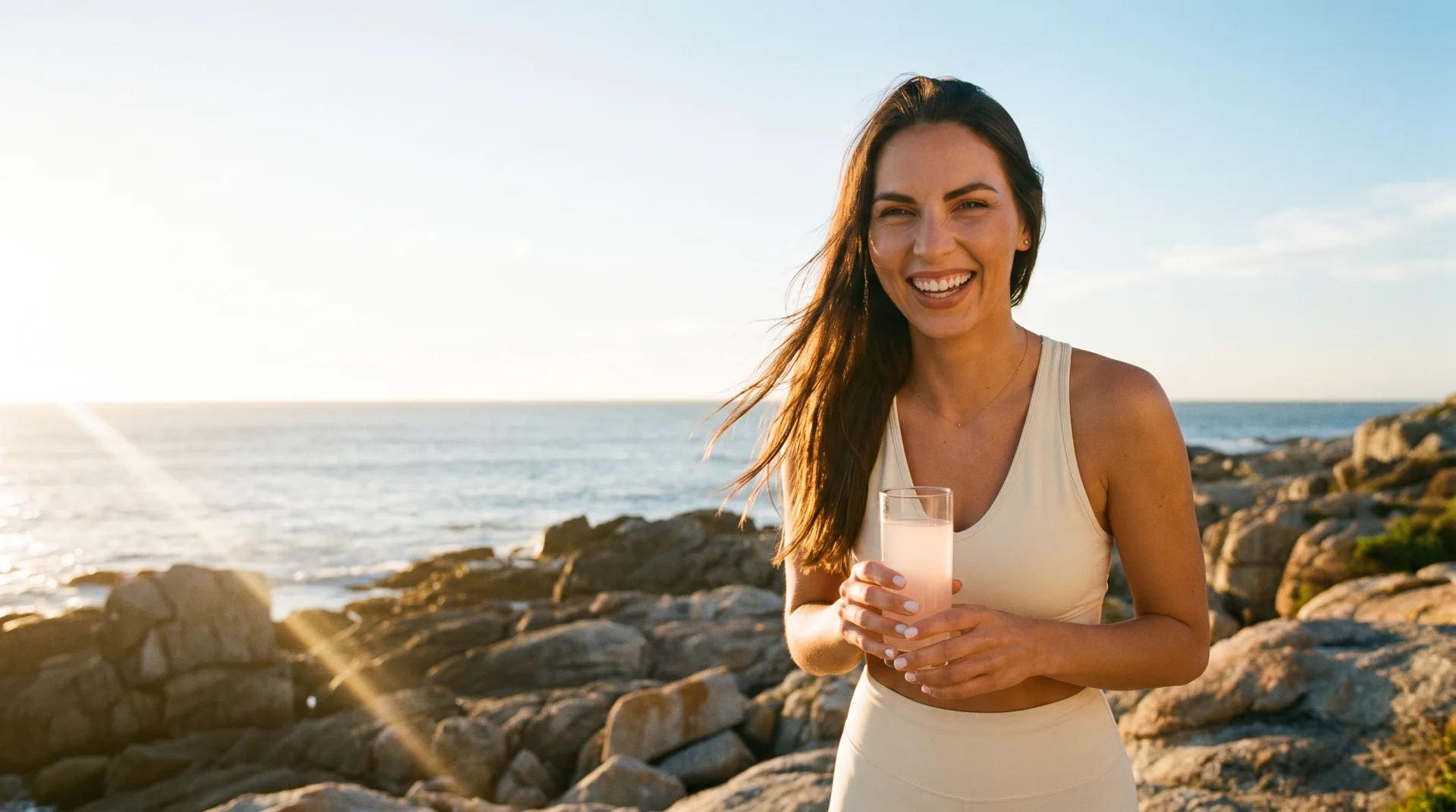 Wildkind Skin Support Electrolyte outdoors in the sun